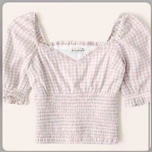 Abercrombie gingham top